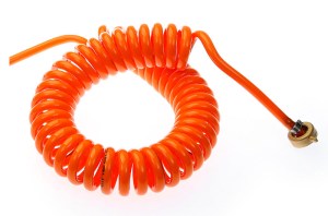 Pružná hadica k striekacej pištoli