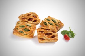 Koncentrát pro snadnou výrobu křupavých croissantů a plundrového pečiva.