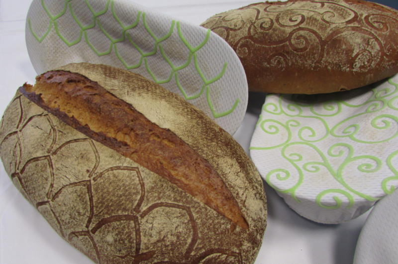 Vzorované plachetky pro atraktivní chleby