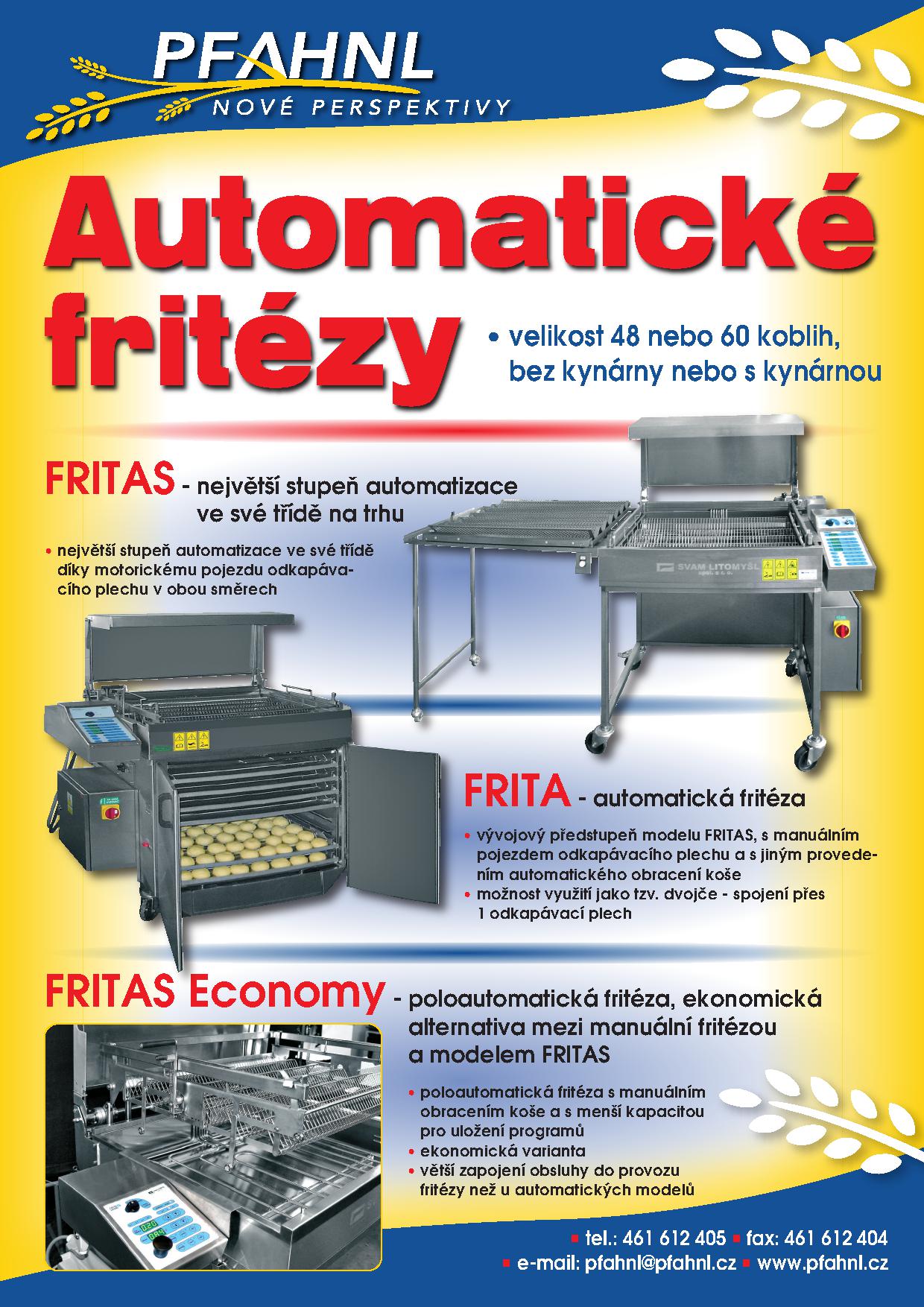 automaticke fritezy prospekt