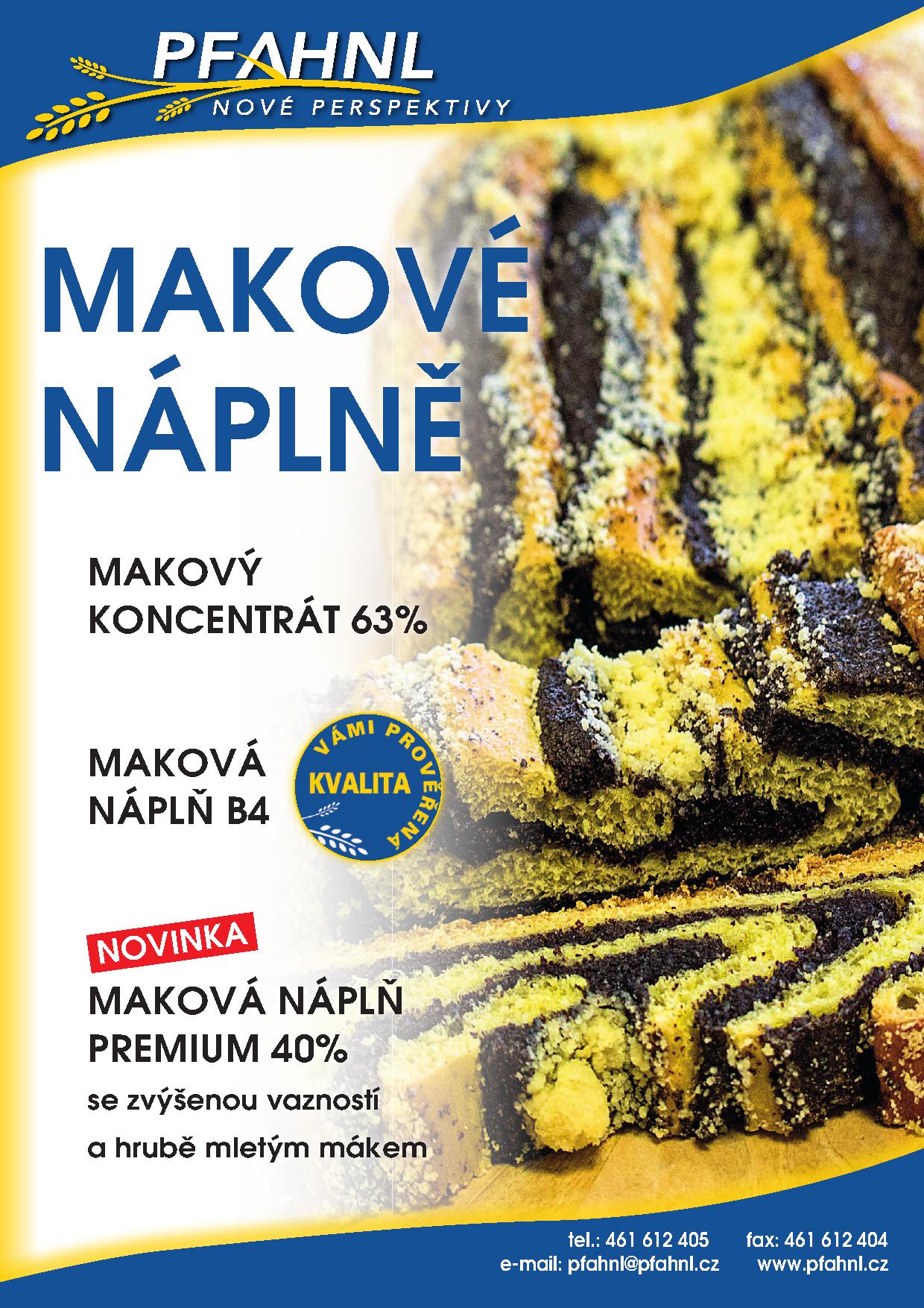 makove naplne prospekt